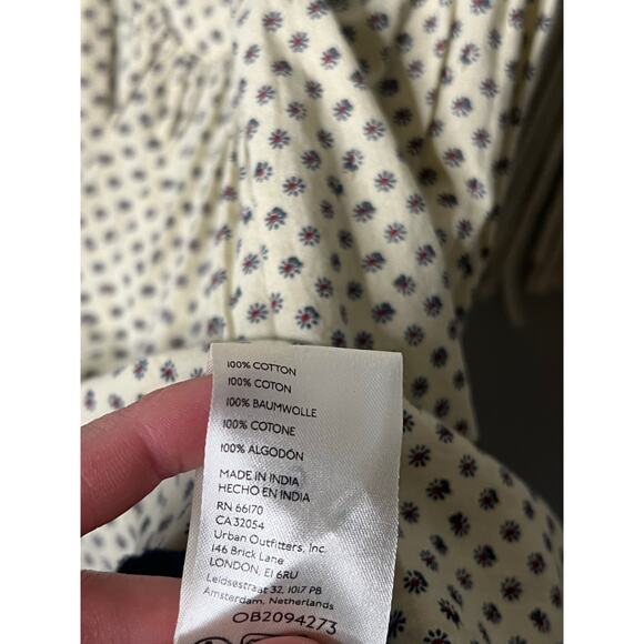 Free People Green and Blue Midi Dress - Picture 8 of 9